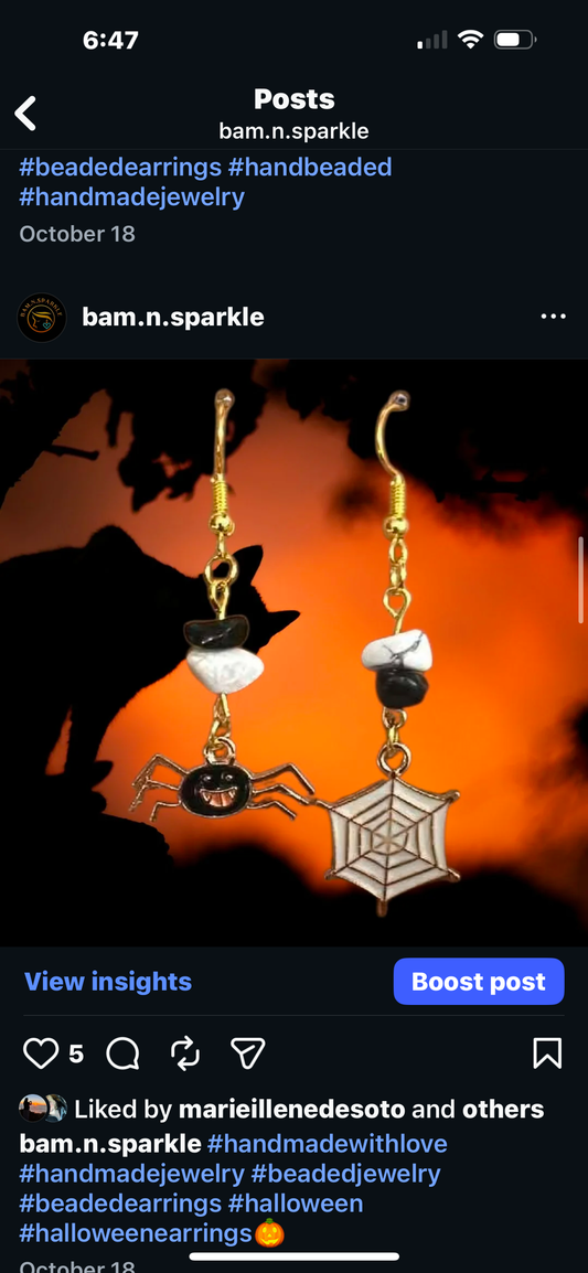 Halloween Dangle Earrings